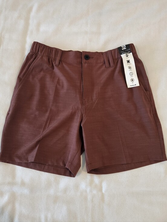 Hurley Other - NWT Hurley Phantom Hybrid Slub Shorts Size 34 Quick Dry Stretch 7"